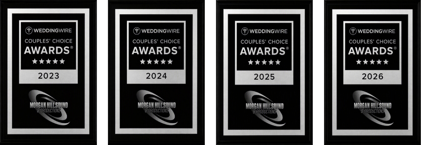 Morgan Hill Sound WeddingWire Couples Choice Awards